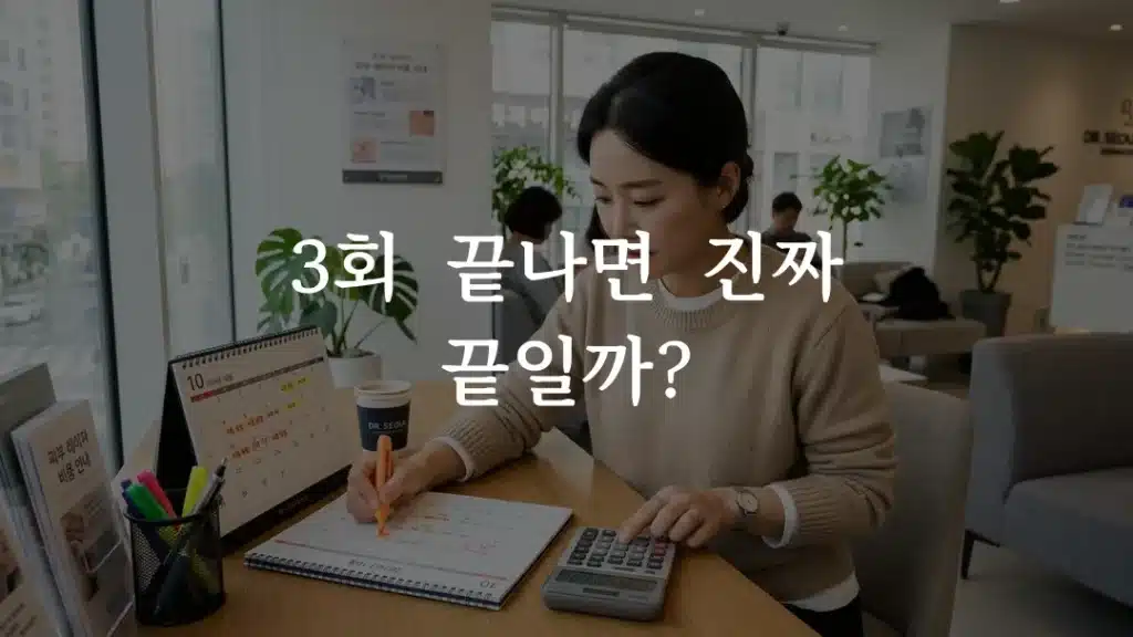 쥬베룩 유지비용 1년 총비용 계산하는 장면